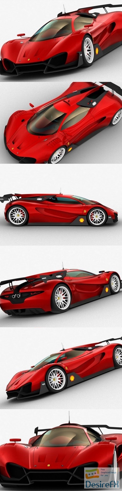 Ferrari Xezri Concept 3D Model