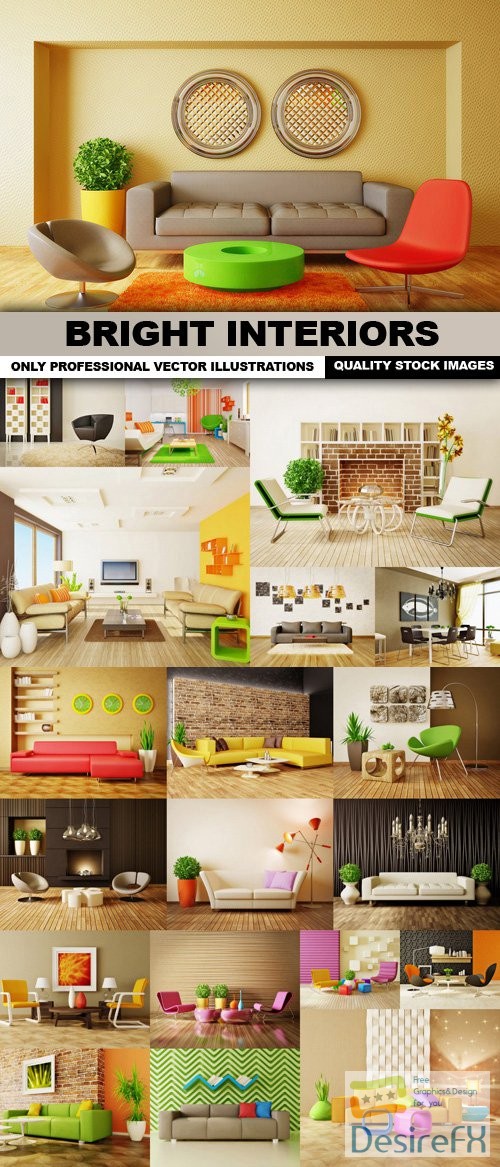 Bright Interiors - 25 HQ Images