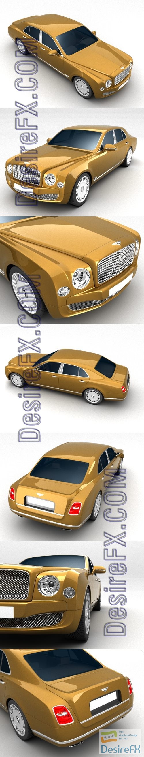 Bentley Mulsanne 2012 3D Model