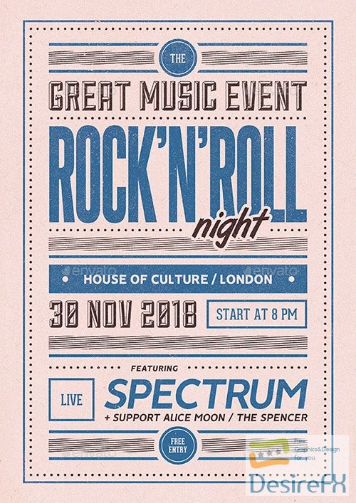 Rock'n'Roll Flyer/Poster 22198029