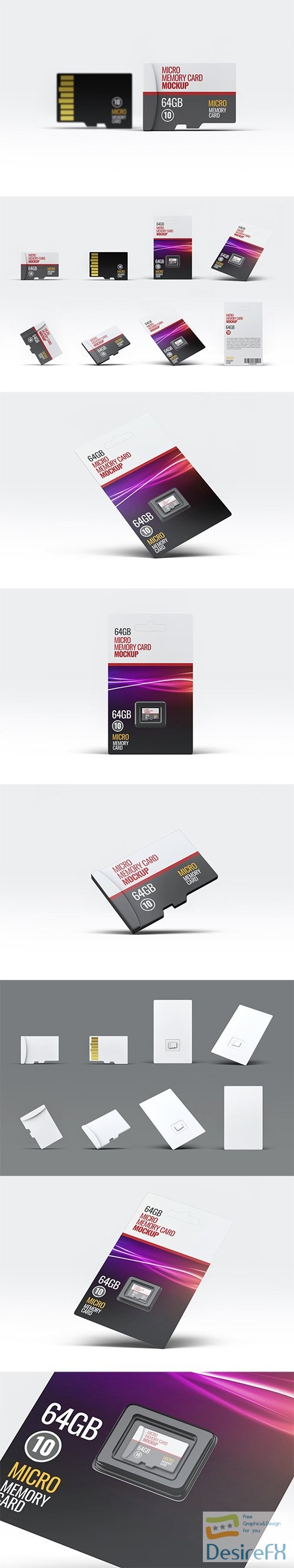PSD Micro Memory Card Molck-Up
