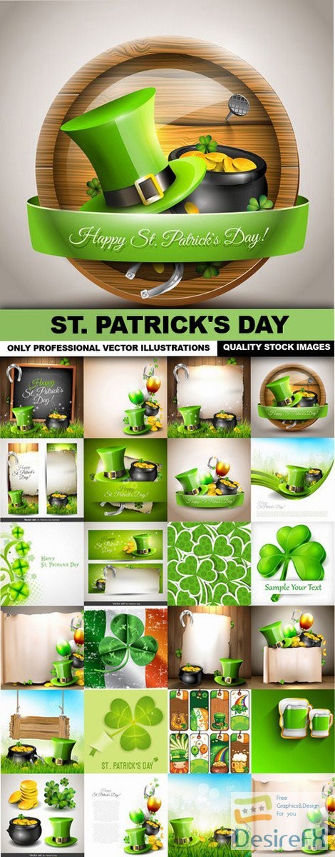 St. Patrick's Day Collection - 25 Vector