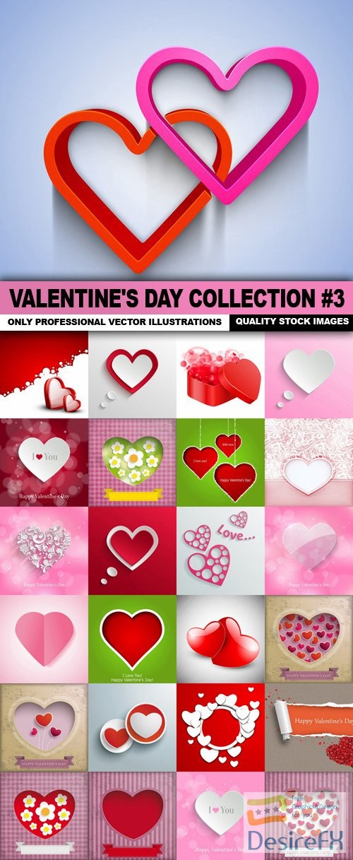 Valentine's Day Collection #3 - 25 Vector