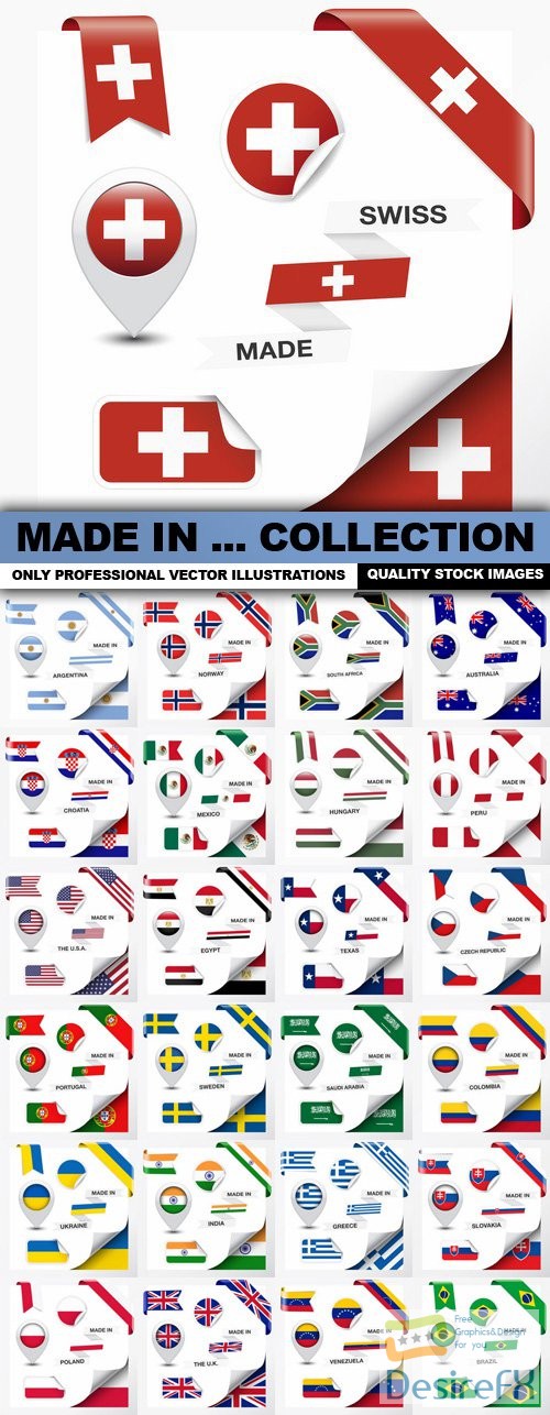 Made In ... Collection - 25 Vector
