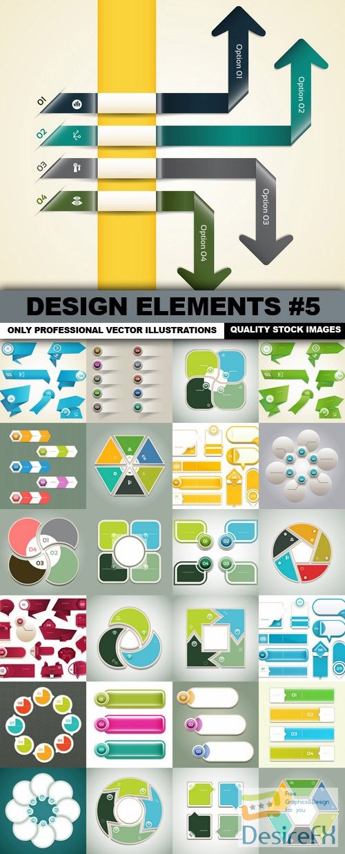 Design Elements #5 - 25 Vectors