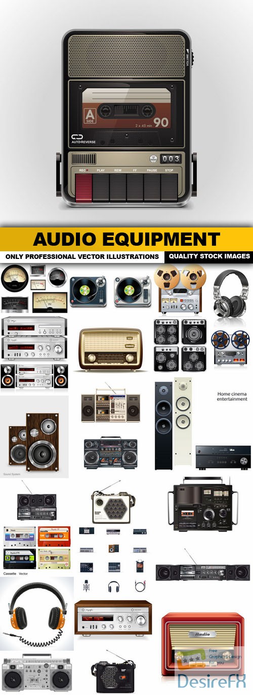 Audio Equipment - 25 Vector