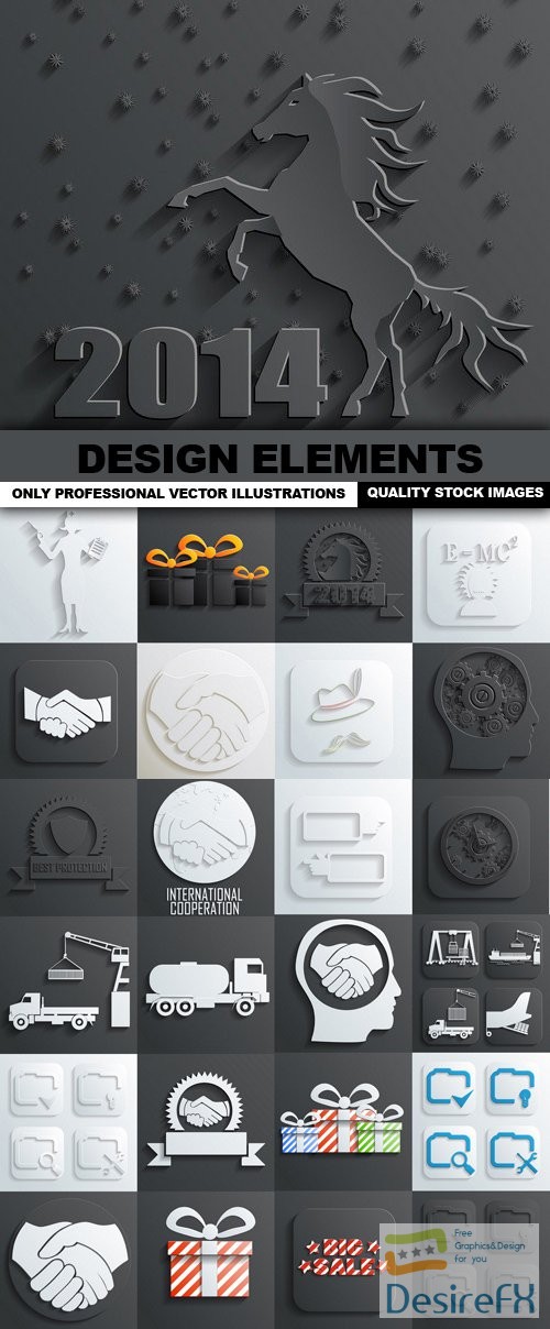 Design Elements - 25 Vectors