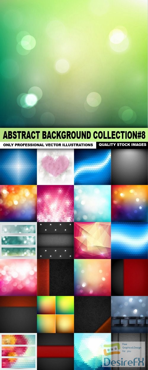 Abstract Background Collection#8 - 25 Vector