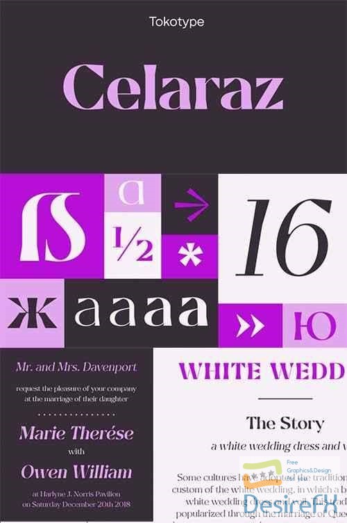 Celaraz Font Family