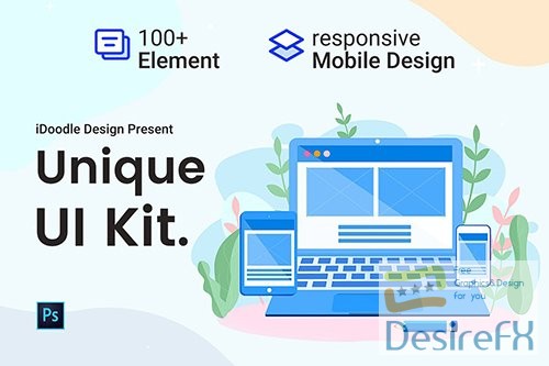 UI Kits Web Design &amp; Mobile Responsive
