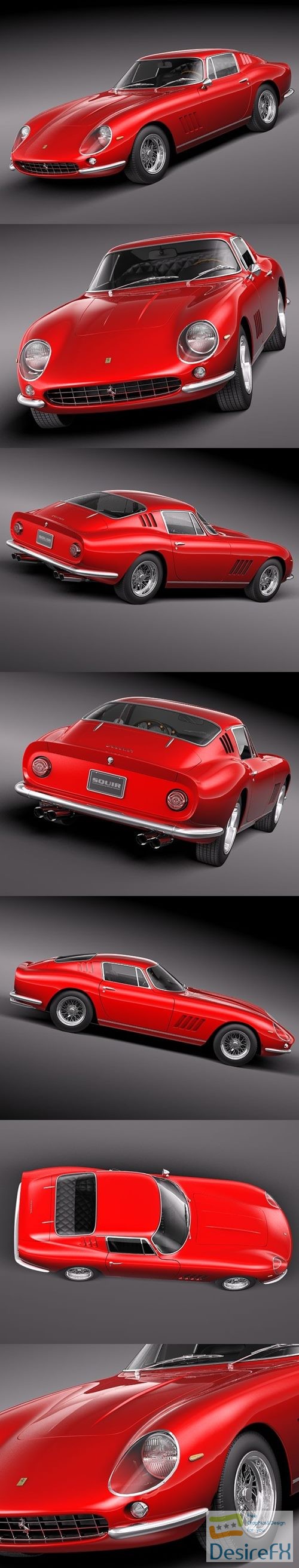 Ferrari 275 GTB 1964-1968 3D Model