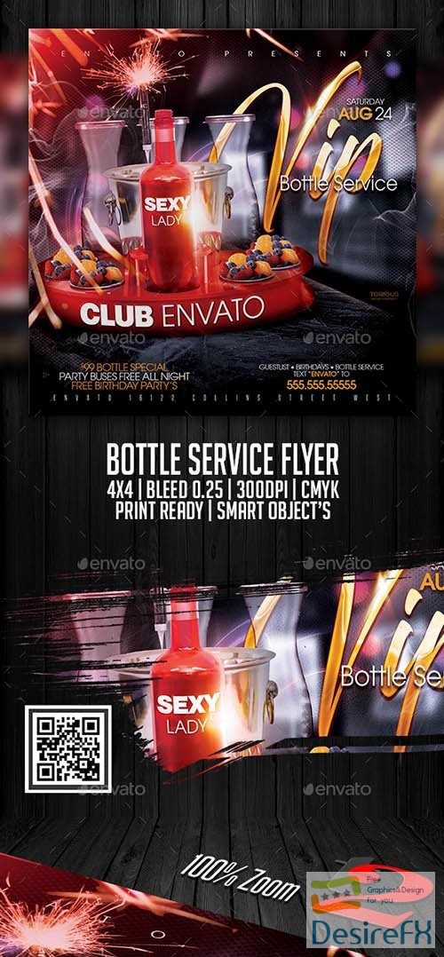 GR – Bottle Service Flyer Template 22362309