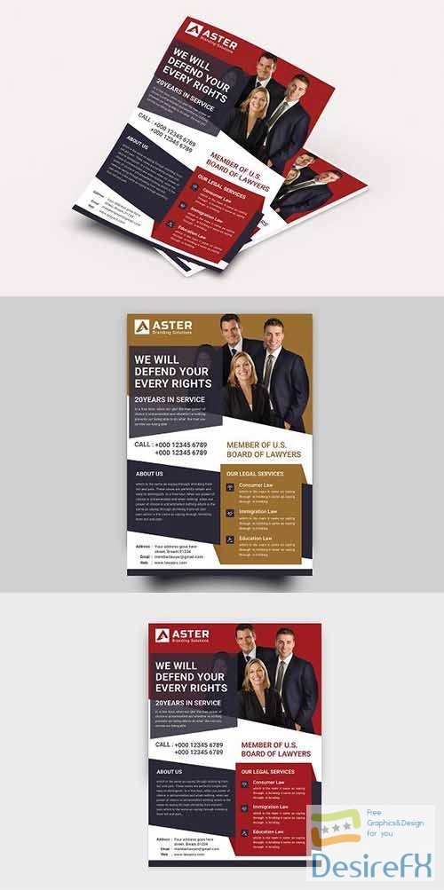 Lawyer Firm Flyer 2821753