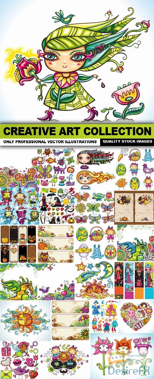 Creative Art Collection - 25 Vector