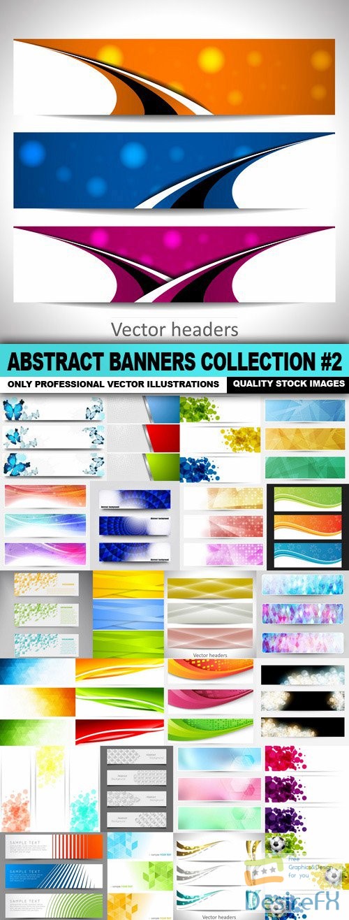 Abstract Banners Collection #2 - 25 Vectors