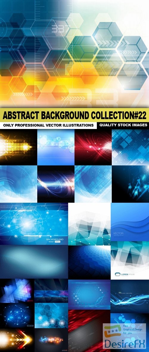 Abstract Background Collection#22 - 25 Vector