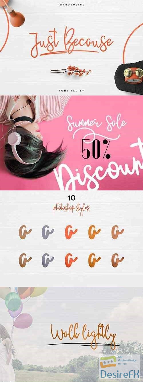 JustBecause Font Family