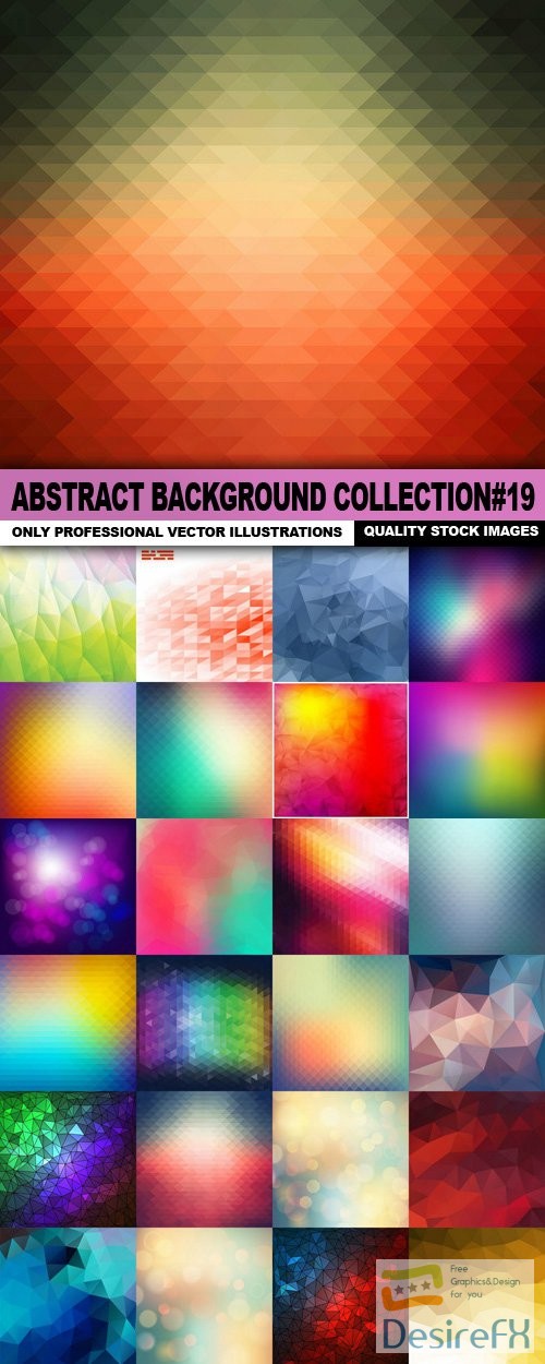 Abstract Background Collection#19 - 25 Vector