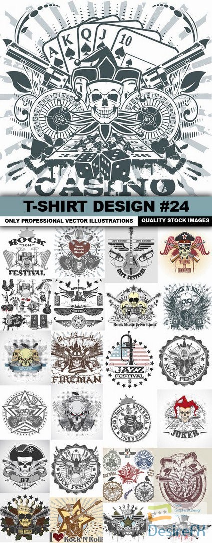 T-Shirt Design #24 - 25xEPS