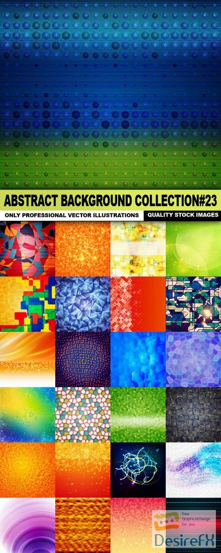 Abstract Background Collection#23 - 25 Vector