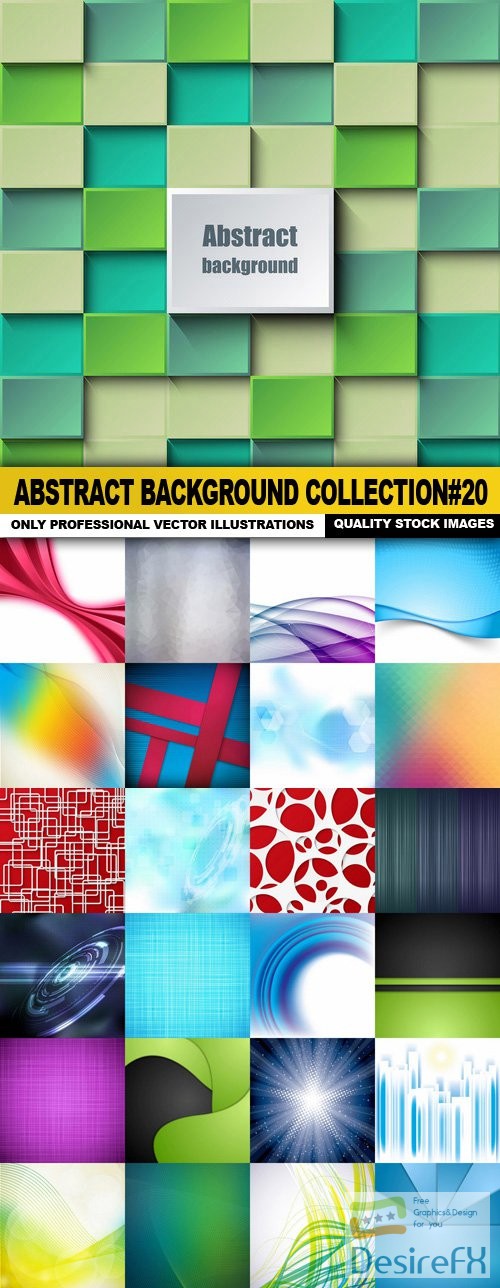 Abstract Background Collection#20 - 25 Vector