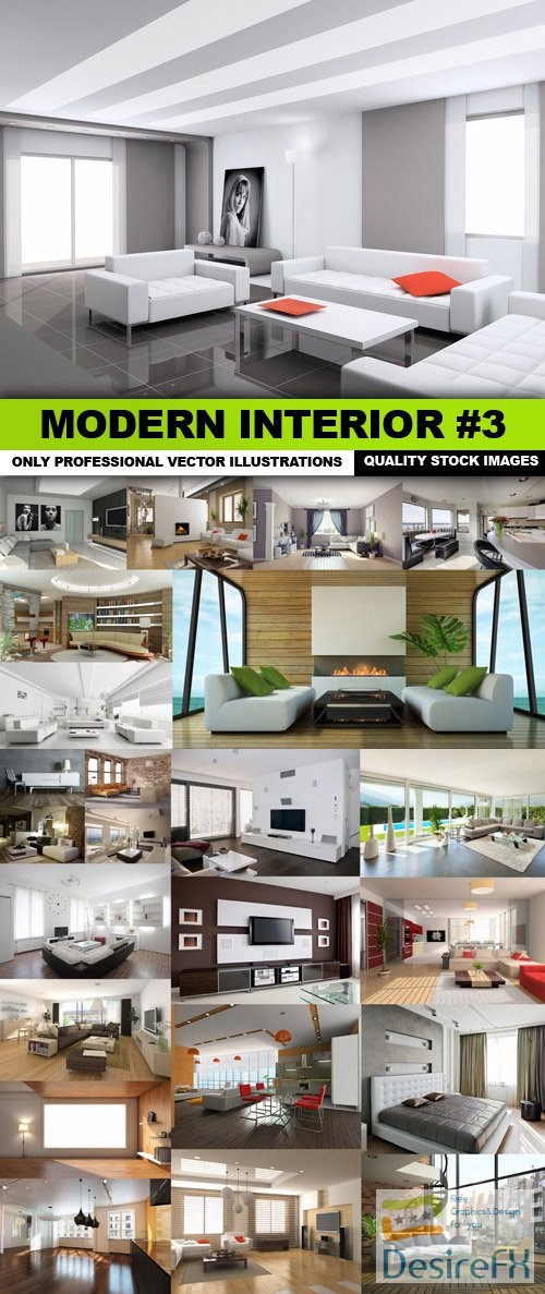 Modern Interior #3 - 25 HQ Images