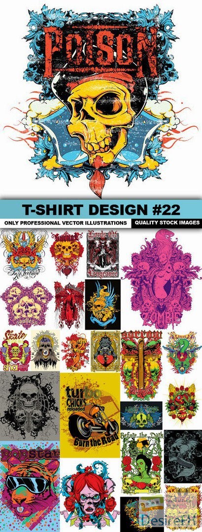 T-Shirt Design #22 - 25xEPS