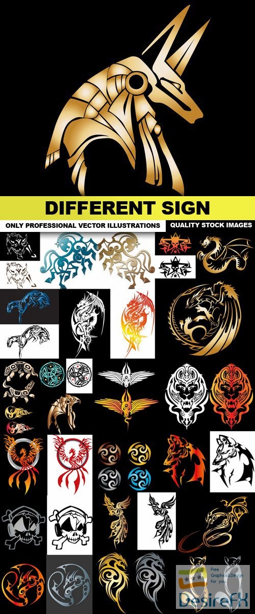 Different Sign - 25 Vector