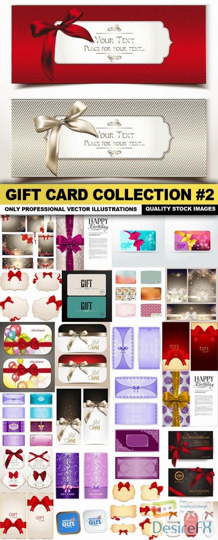 Gift Card Collection #2 - 25 Vector