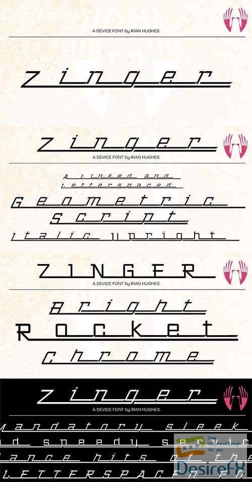 Zinger Font Family