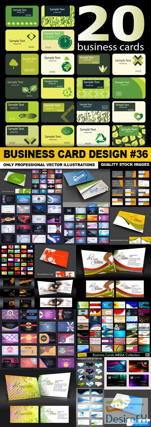 Business Card Design #36 - 30 Vector
