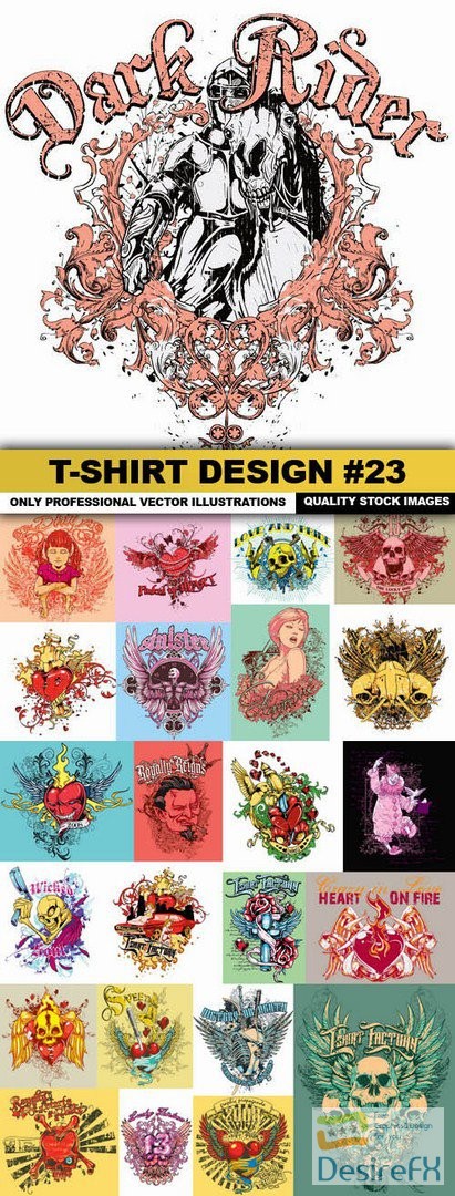 T-Shirt Design #23 - 25xEPS