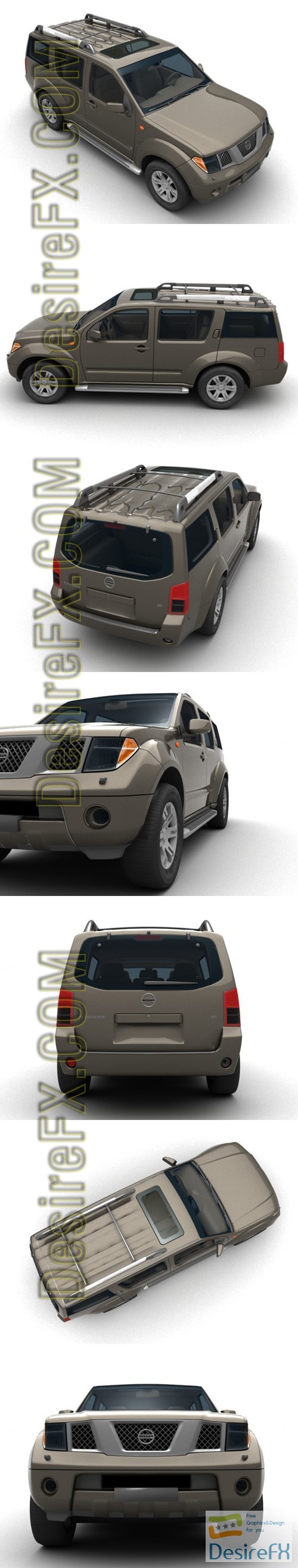 Nissan Pathfinder 3D Model