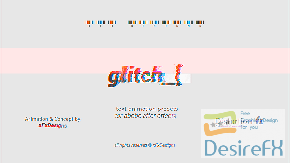 Videohive Project-x Glitch Text Maker 20569677