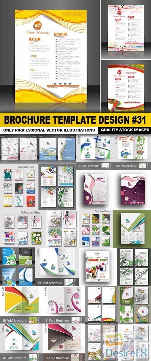 Brochure Template Design #31 - 25 Vector