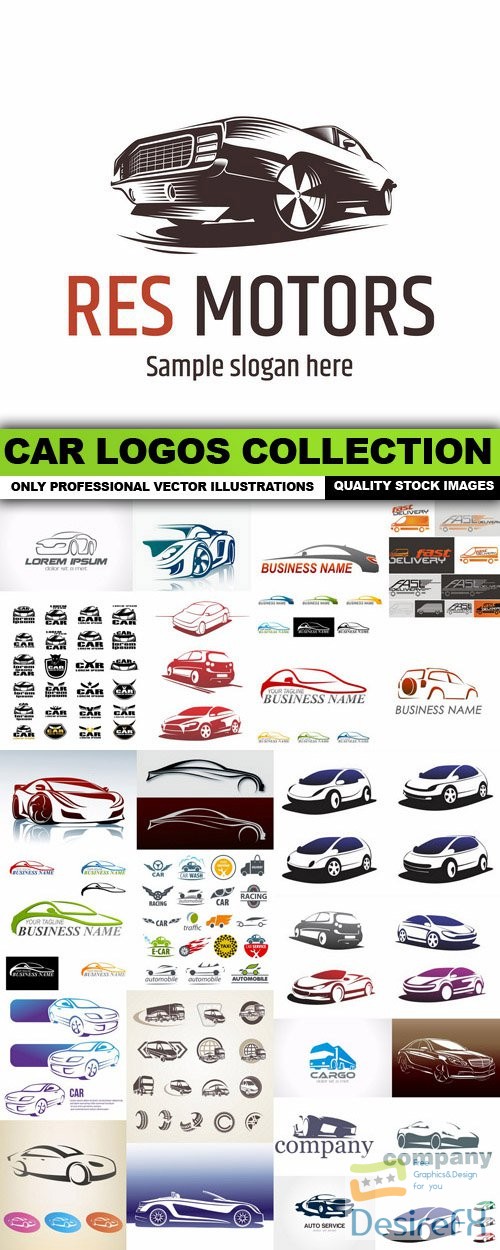 Car Logos Collection - 25 Vector