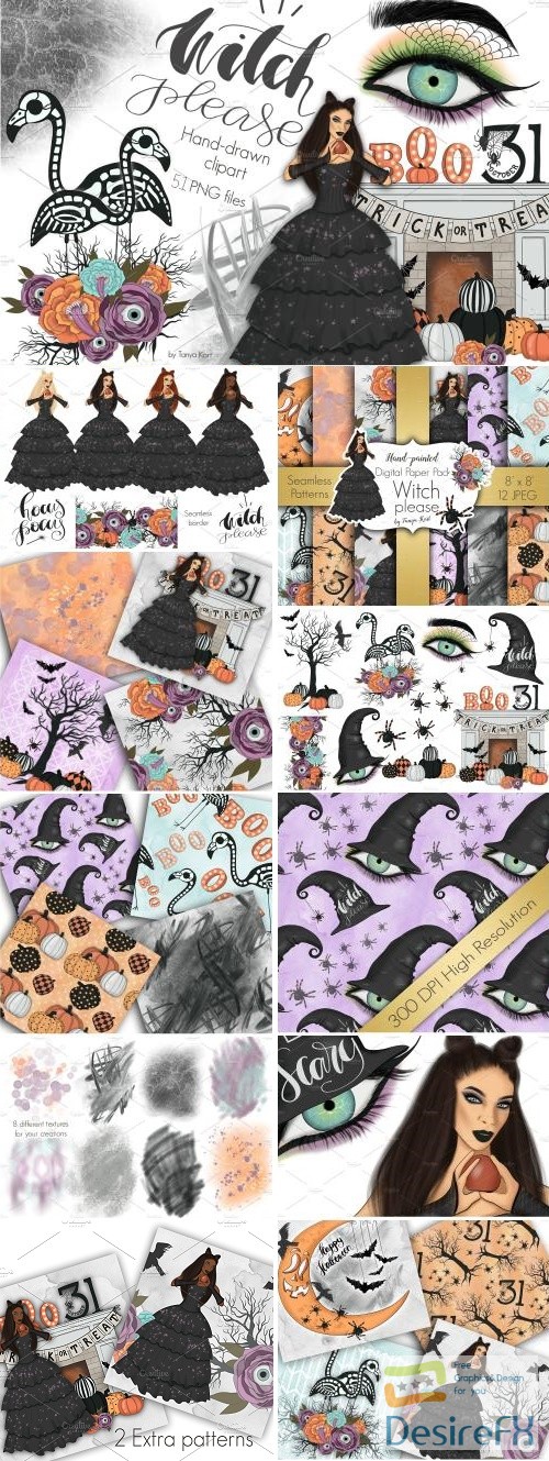 Witch Please Halloween Design Kit - 2741107