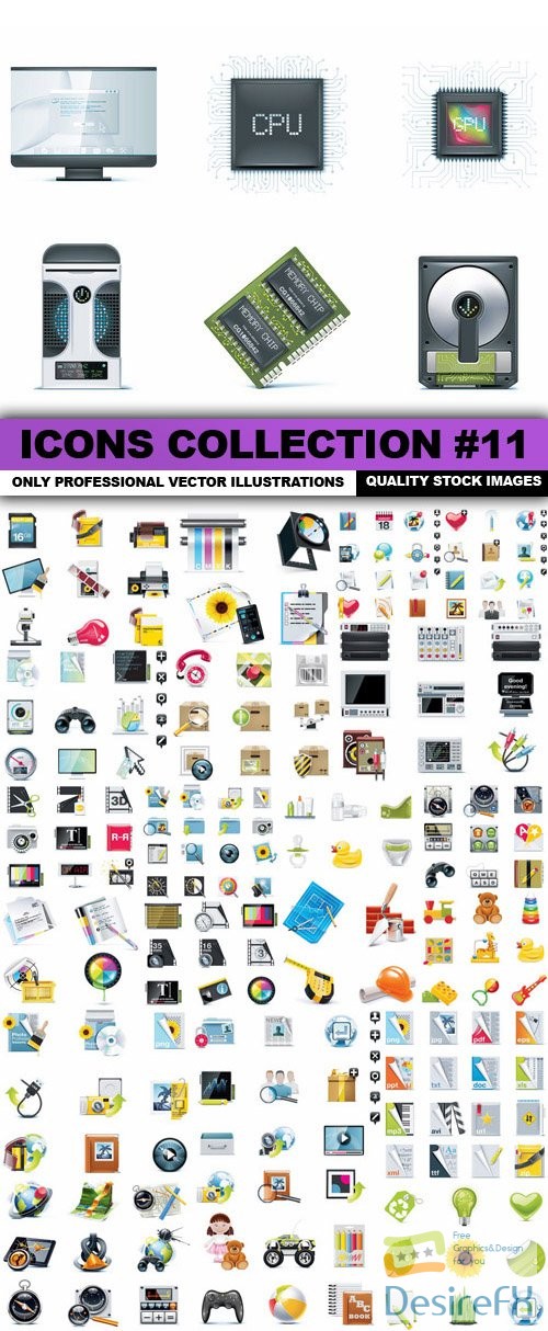Icons Collection #11 - 25 Vector