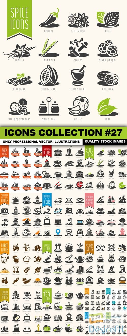 Icons Collection #27 - 15 Vector