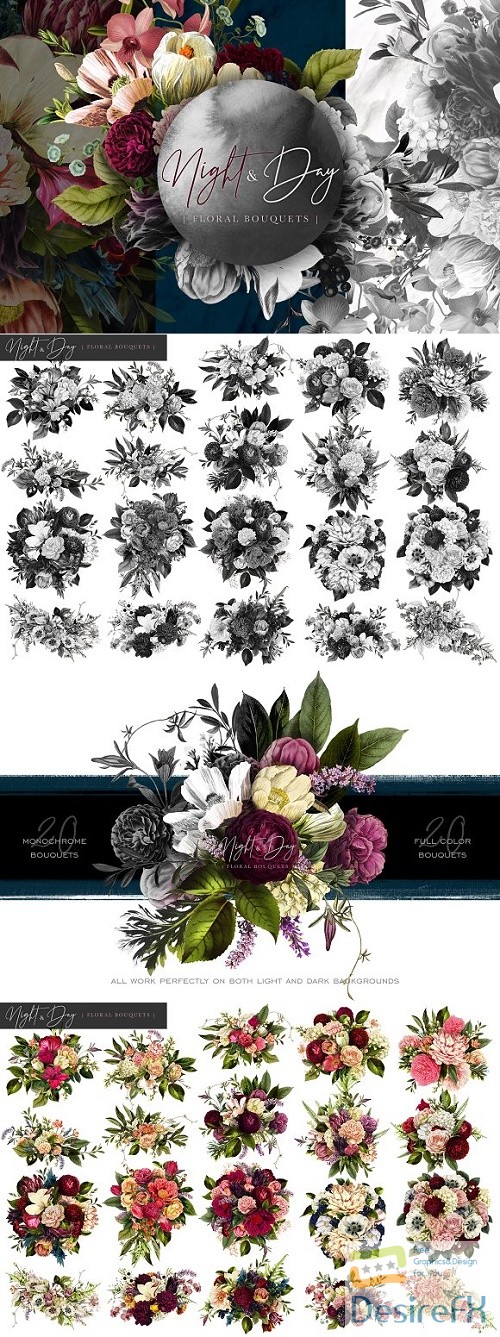 Night and Day Floral Bouquets - 2837012