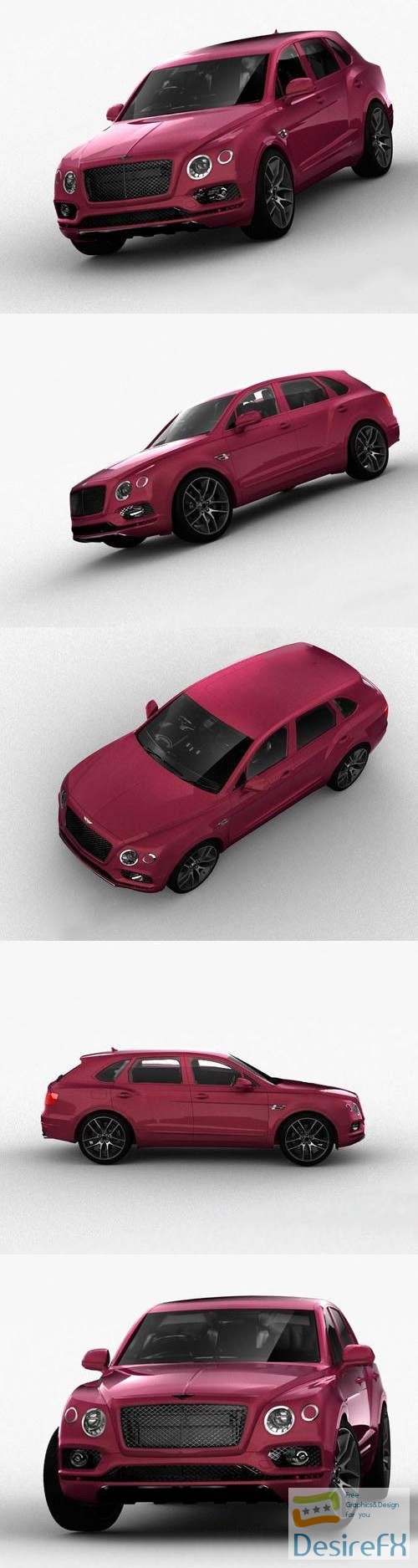 Bentley Bentayga 2016 3D Model