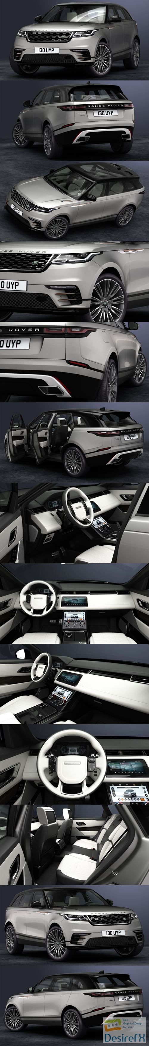 Land Rover - Range Rover Velar 2018 3D Model