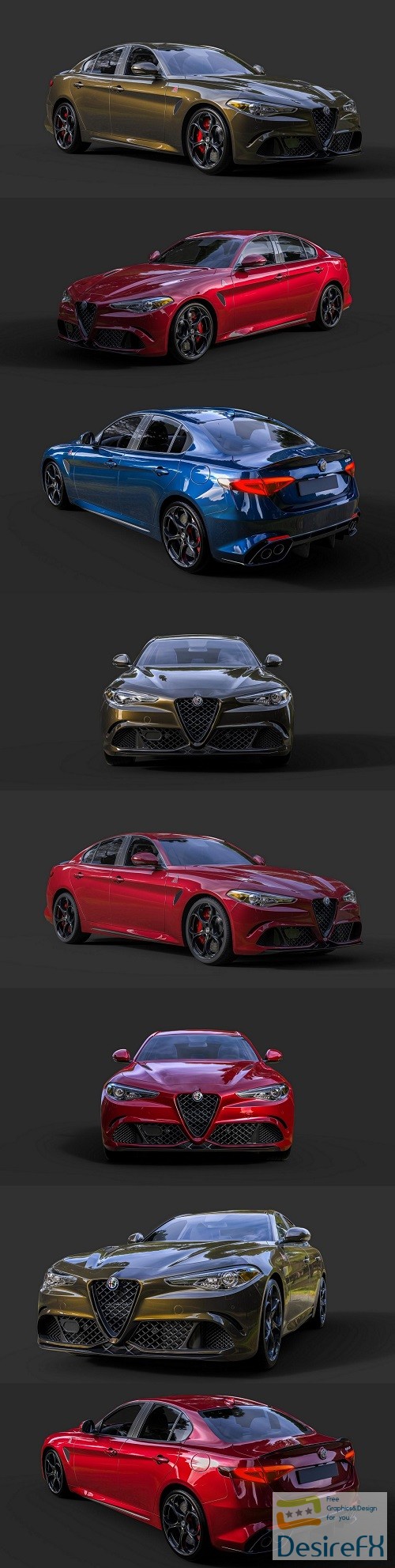 Alfa Romeo Giulia 3D Model