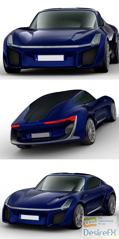 Xtaon – Substance Painter Contest Car Concept 3D Model