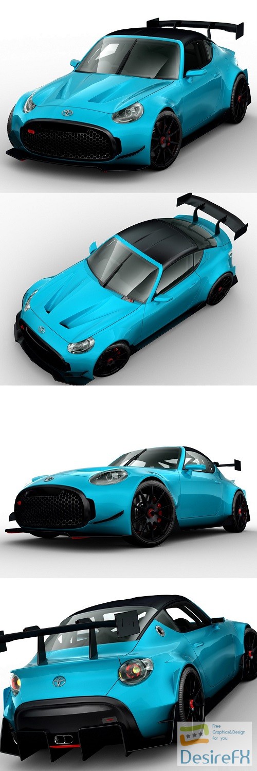 Toyota S-FR Racing Concept 2016 3D Model