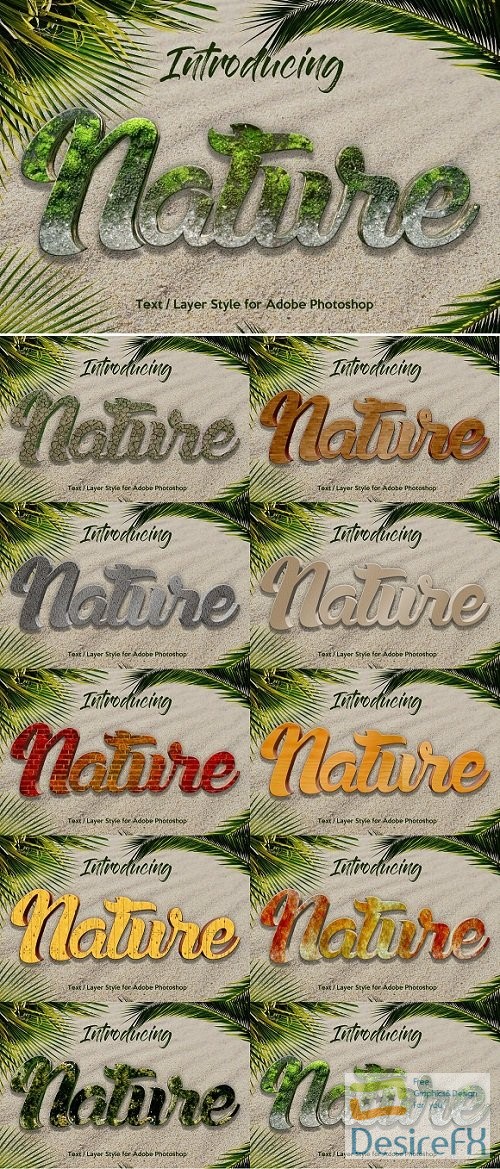 10 Nature Layer Style for Photoshop - 3499610