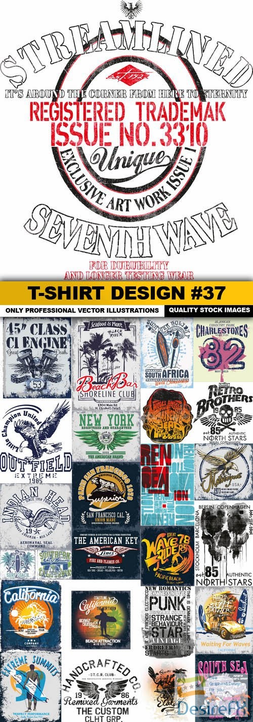 T-Shirt Design #37 - 25xEPS