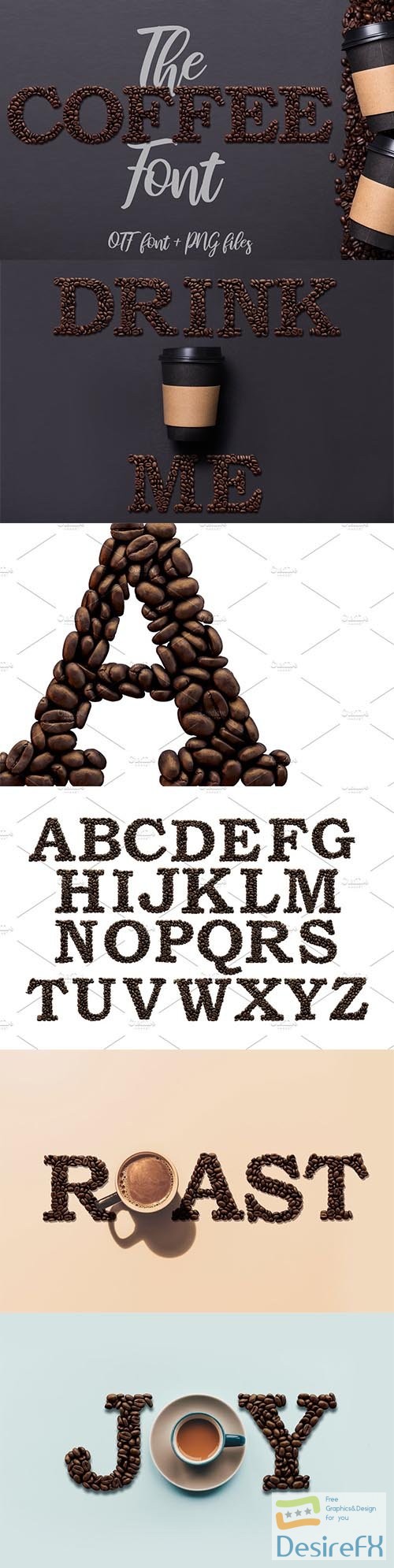 CreativeMarket - Coffee - OTF colour font + Extras 3603350