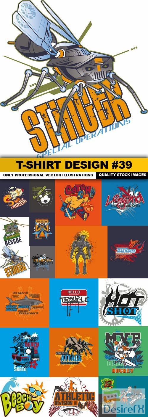 T-Shirt Design #39 - 21xEPS