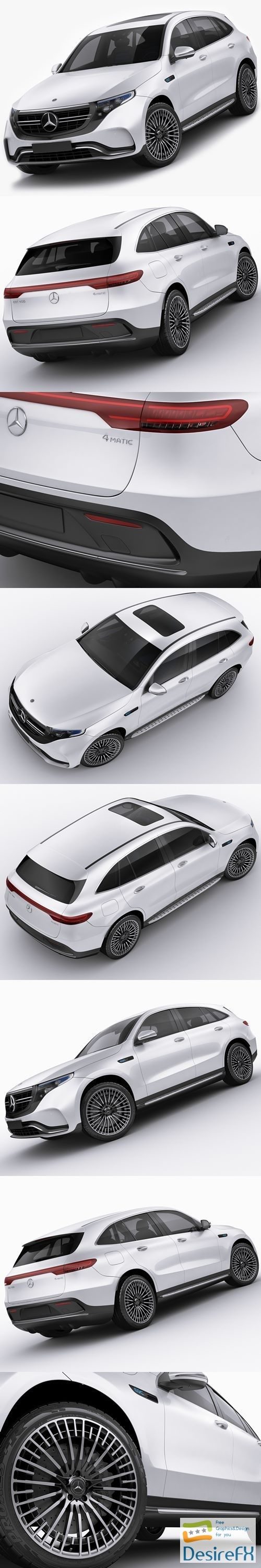 Mercedes EQC 3D Model